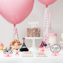 Load image into Gallery viewer, MALLMALL6 12Pcs Paris Honeycombs Centerpieces Party in Paris Party Supplies Birthday Baby Shower Decorations Girls Dream Paris Themed Photo Booth Romantic Eiffel Tower Pink Table Topper for Home