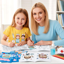 Load image into Gallery viewer, 2ooya Mini Medical Colouring Books for Kids - 24Pcs Bulk Doctor Nurse Theme Colouring Booklet Medical DIY Art Drawing Book for Toddlers Party Favours Gifts Classroom Reward Home Art Activity Supplies