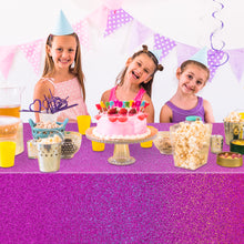 Load image into Gallery viewer, K1tpde 3PCS Preppy Iridescence Pink Party Tablecloths, Y2K Theme Early 2000s Table Covers, Iridescent Plastic Tablecloth, Bachelorette Party Decorations Table Cover for Adult, Y2K Theme Party Supplies
