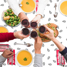 Load image into Gallery viewer, K1tpde 3PCS Bandana Party Tablecloths, Cholo Gangsta Theme Bandana Table Covers, Bandana Plastic Tablecloth, Cholo Themed Western Party Decorations for Adult, Red, White, Black Party Tablecloths