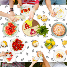 Load image into Gallery viewer, K1tpde 3PCS White Bandana Party Tablecloths, Cholo Gangsta Theme Bandana Table Covers, Bandana Plastic Tablecloth, Cholo Themed Western Party Decorations for Adult, Cholo Theme Western Party Supplies