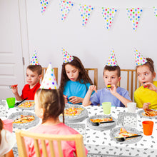 Load image into Gallery viewer, K1tpde 96PCS Cholo Bandana Party Tableware Set, Cholo Gangsta Theme Bandana Paper Plates, Western Cowboy Birthday Party Disposable Dinnerware Paper Napkins Forks, Cholo Bnadana Western Party Supplies