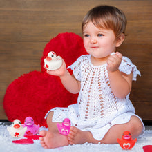 Load image into Gallery viewer, K1tpde Random 20PCS Valentine Rubber Duckies for Kids, Unicorn Float Rubber Ducky Baby Bath Toy, Lover Ducky for Baby, Squeak Duck for Toddlers, Valentine Day Party Bathtub Toy, Wedding Party Supplies