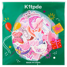 Load image into Gallery viewer, K1tpde 52PCS Y2k Aesthetic Stickers, Cyber 2000s Fashion Sticker for Girls, Waterproof Laptop Stickers Decals for Water Bottle, DIY Stickers Decoration for Skateboard, Cute Vsco Stickers for Teens