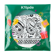 Load image into Gallery viewer, K1tpde 3PCS White Bandana Party Tablecloths, Cholo Gangsta Theme Bandana Table Covers, Bandana Plastic Tablecloth, Cholo Themed Western Party Decorations for Adult, Cholo Theme Western Party Supplies