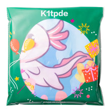 Load image into Gallery viewer, K1tpde Axolotl Birthday Party Backdrop Banner for Kids, Axolotl Happy Birthday Party Backdrop for Girls, Party Decor Photography Background, Birthday Party Background for Baby, Axolotl Party Supplies