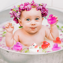Load image into Gallery viewer, K1tpde Random 20PCS Valentine Rubber Duckies for Kids, Unicorn Float Rubber Ducky Baby Bath Toy, Lover Ducky for Baby, Squeak Duck for Toddlers, Valentine Day Party Bathtub Toy, Wedding Party Supplies