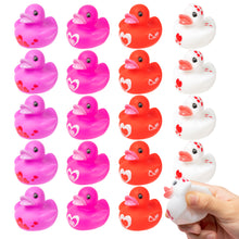 Load image into Gallery viewer, K1tpde Random 20PCS Valentine Rubber Duckies for Kids, Unicorn Float Rubber Ducky Baby Bath Toy, Lover Ducky for Baby, Squeak Duck for Toddlers, Valentine Day Party Bathtub Toy, Wedding Party Supplies
