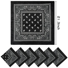 Load image into Gallery viewer, K1tpde 12PCS Cholo Party Accessories, Cholo Bandana Western Party Decorations for Teens, Gangsta Plastic Black Vintage Bulk Sunglasses Pack, Gangsta Costume Theme Party Favor, Cholo Party Supplies
