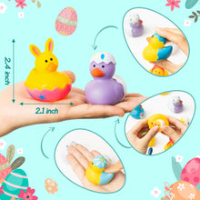 Load image into Gallery viewer, K1tpde 20PCS Assorted Easter Rubber Ducks, Easter Pack of Rubber Ducks, Resurrection Bunny Rubber Duck, Funny Rubber Ducks Bath Tub Toys for Kids, Baby Showers Accessories, Easter Gifts Party Favors
