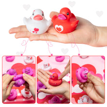 Load image into Gallery viewer, K1tpde Random 20PCS Valentine Rubber Duckies for Kids, Unicorn Float Rubber Ducky Baby Bath Toy, Lover Ducky for Baby, Squeak Duck for Toddlers, Valentine Day Party Bathtub Toy, Wedding Party Supplies
