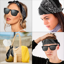 Load image into Gallery viewer, K1tpde 12PCS Cholo Party Accessories, Cholo Bandana Western Party Decorations for Teens, Gangsta Plastic Black Vintage Bulk Sunglasses Pack, Gangsta Costume Theme Party Favor, Cholo Party Supplies
